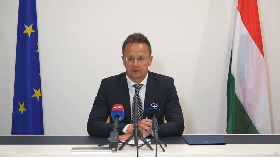 Kiemelt képen: Szijjártó Péter külügyminiszter sajtótájékoztatója Luxemburgban 2025. június 16-án. / Fotó screenshot