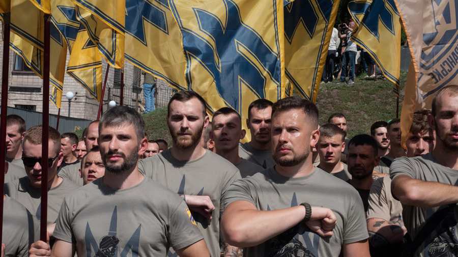 Kiemelt képen: Azov zászlóalj. / Fotó: © Gaelle Girbes / Getty Images