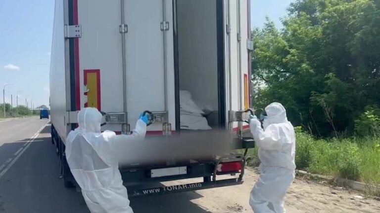 Kiemelt képen: Egy 1212 ukrán katona holttestét szállító konvoj, 2025. június 7. / Fotó: © Orosz Védelmi Minisztérium