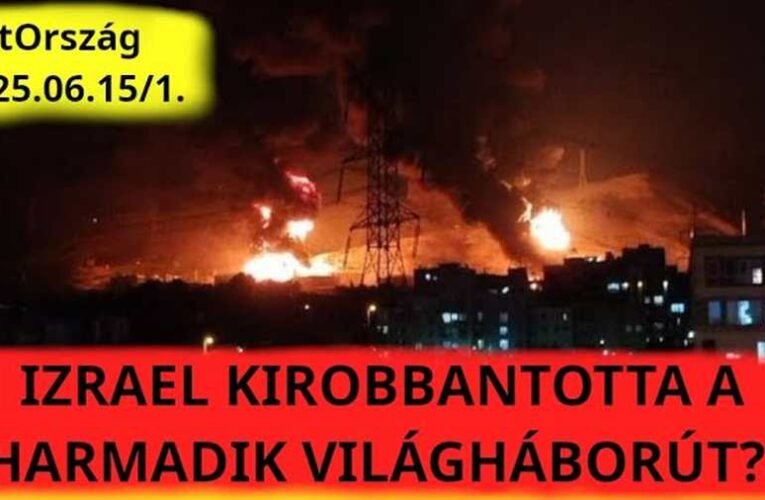 Tamás a Krímből: Kína belépett a háborúba Irán oldalán; ég Haifa, Tel-Aviv és Jeruzsálem!