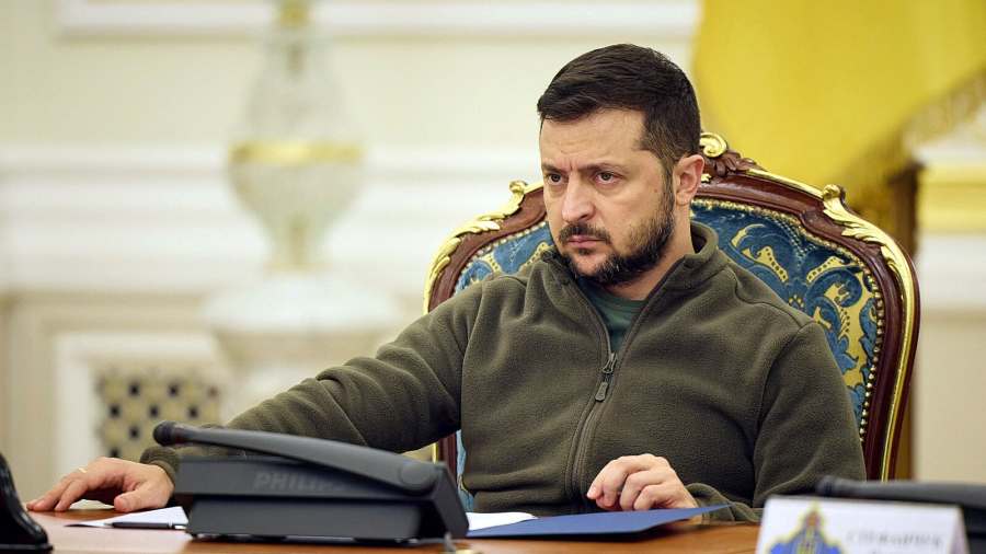 Kiemelt képen: Vlagyimir Zelenszkij illegitim ukrán elnök / Fotó: Ukrán Elnöki Sajtószolgálat / AFP