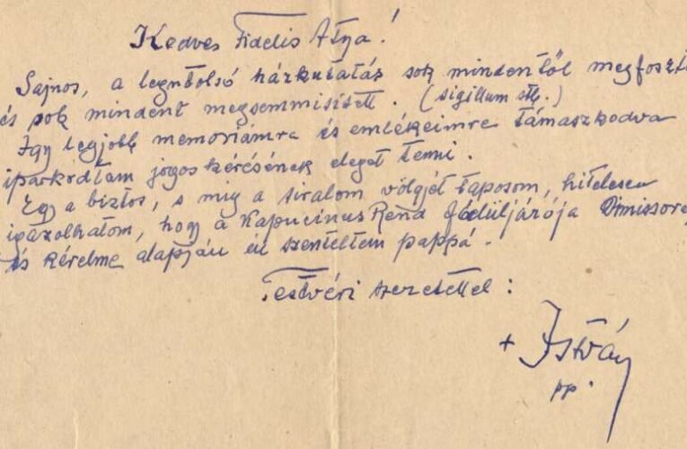 Lassan kiderülő titkok a kommunista egyházüldözés idejéből… – Pacsay Fidél évforduló