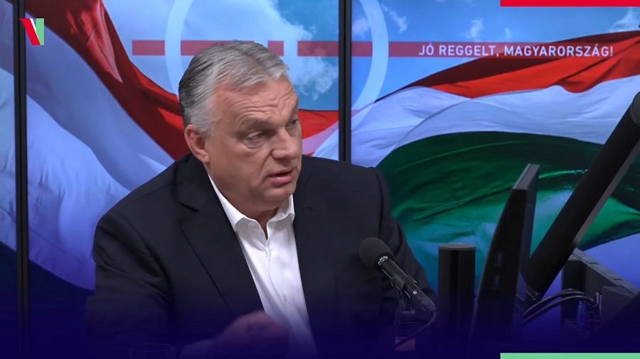 Kiemelt képen: Orbán Viktor miniszterelnök a Kossuth Rádió "Jó reggelt Magyarország!" című műsorában 2025. július 18-án, pénteken / Fotó: screenshot