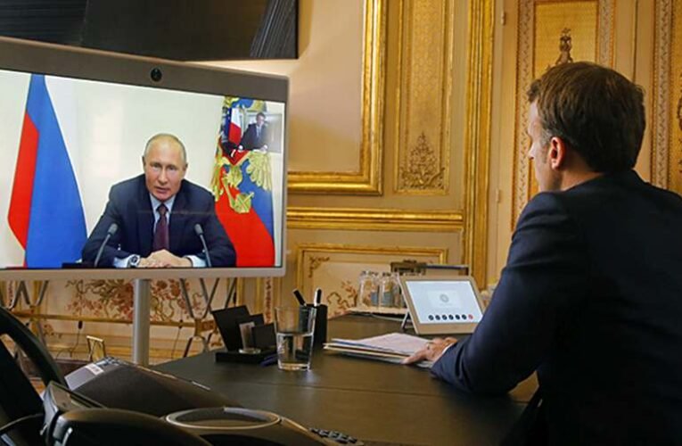 Macron elárulta, miről beszélt Putyinnal