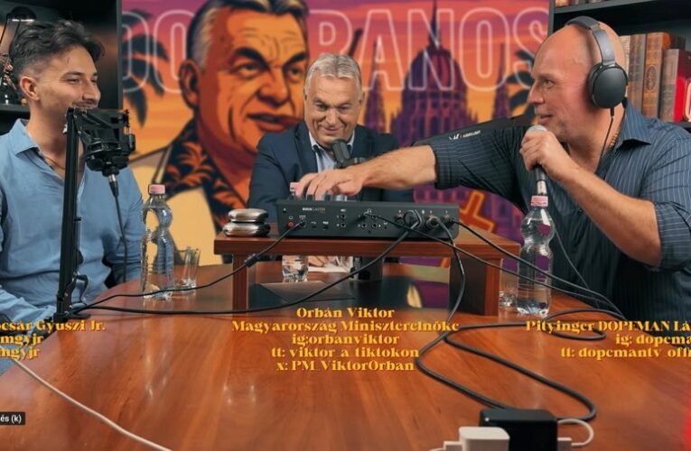 Dopemannél járt Orbán Viktor, elmondta miért nem vitázik Magyar Péterrel (videó)