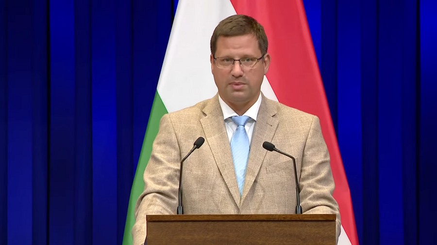 Kiemelt képen: Gulyás Gergely a Kormányinfón 2025. szeptember 17-én / Fotó: screenshot