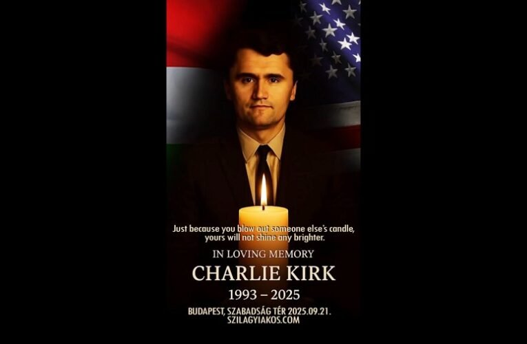 Végső búcsú Charlie Kirktől ma, Budapesten