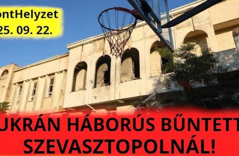 Súlyos terrortámadás érte Szevasztopolt, Jaltát és a Krím félsziget más részeit is – Magyar B. Tamás jelenti