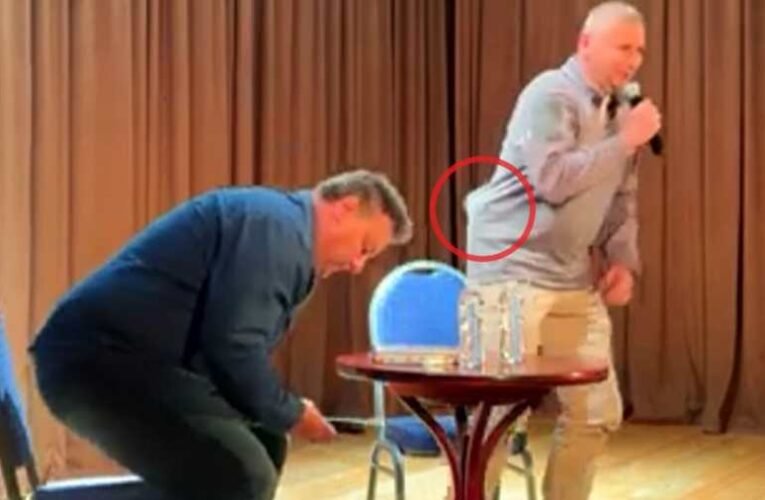 Fegyvernek látszó tárgyat viselt egy tiszás fórumon Ruszin-Szendi Romulusz