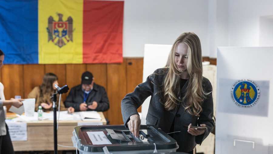 Kiemelt képen: választás Moldáviában 2025. szeptember 29-én Fotó: / Getty Images / Diego Herrera Carcedo