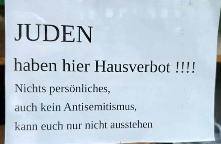 „Zsidóknak tilos a belépés” – Antiszemitizmust gerjeszt a népirtás
