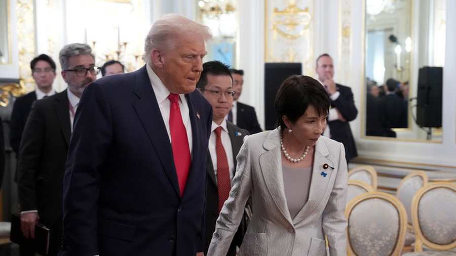 Kiemelt képen: Donald Trump amerikai elnök és Takaicsi Szanae japán miniszterelnök egy tokiói rendezvényen, 2025. október 28-án. © Andrew Harnik / Getty Images