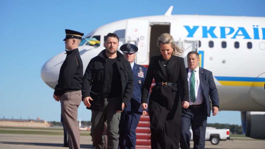 Kiemelt képen: Zelenszkijt így fogadták Washingtonban történt megérkezésekor 2025. 10. 16.