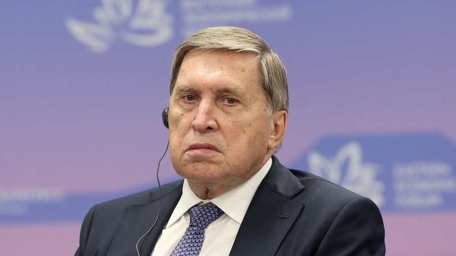 Képen: Jurij Usakov, Vlagyimir Putyin orosz elnök külpolitikai főtanácsadója, Vlagyivosztokban, 2025. szeptember 5-én /Fotó: © Alekszandr Kazakov / Szputnyik