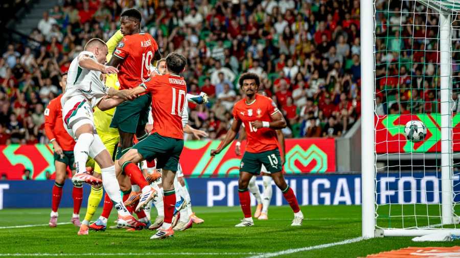 Kiemelt kép: Erre nem sokan számíthattak, Szalai Attila (balra) gólt szerzett Lisszabonban (Fotó: Getty Images)