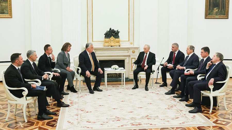 Kiemelt képen: Orbán Viktor és Vlagyimir Putyin találkozója a Kremlben, Moszkvában 2025. november 28-án / Fotó: Vladimir Gerdo, TASS