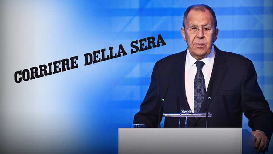 Kiemelt képen: a Corriere della Sera által cenzúrázott Szergej Lavrov orosz külügyminiszter / fotó: © Szputnyik/Kirill Zykov