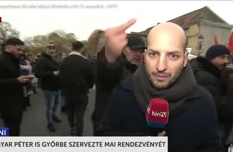 Agresszív tiszások támadtak a Hír TV munkatársaira, nem volt bennük kímélet (videó)