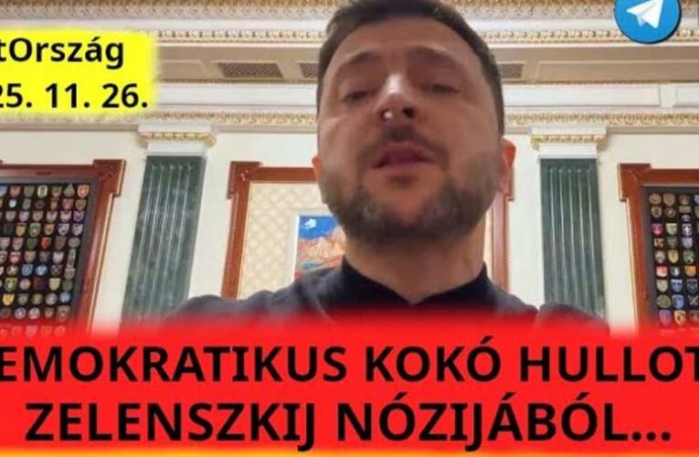 Magyar B. Tamás az aktuális fronthelyzetről és arról, hogy teljesen szétdrogozott fejjel videózott Zelenszkij