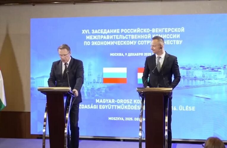 Szijjártó: Magyarországnak és Oroszországnak együtt kell működnie a külső nyomással szemben