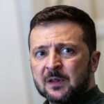 Zelenszkij Varsóban, Lengyelországban, 2024. július 8. / © Andrzej Ivanczuk/NurPhoto a Getty Images segítségével