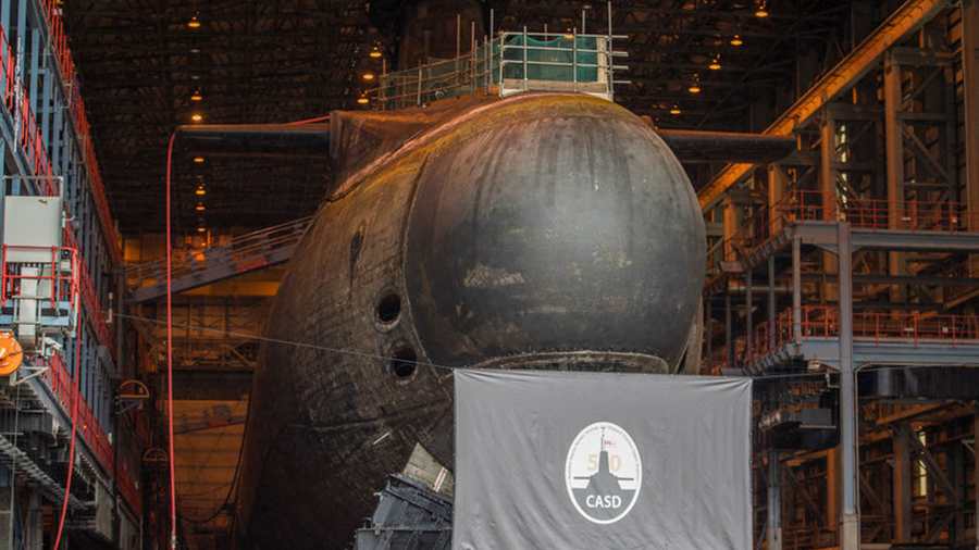 Kiemelt képen: egy Vanguard osztályú atom-tengeralattjáró szárazdokkban a Clyde haditengerészeti bázison, az Egyesült Királyságban © Getty Images / Jane Barlow / PA Images