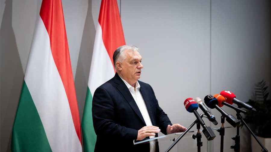 Kiemelt képen: Orbán Viktor miniszterelnök sajtótájékoztatót tart Brüsszelben az uniós csúcsot követően 2025. december. 19-én / fotó fb