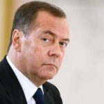 Dmitrij Medvegyev, az Orosz Biztonsági Tanács helyettes vezetője (Fotó: MTI/EPA/Szputnyik/Kreml/Pool/Alekszej Majsev)