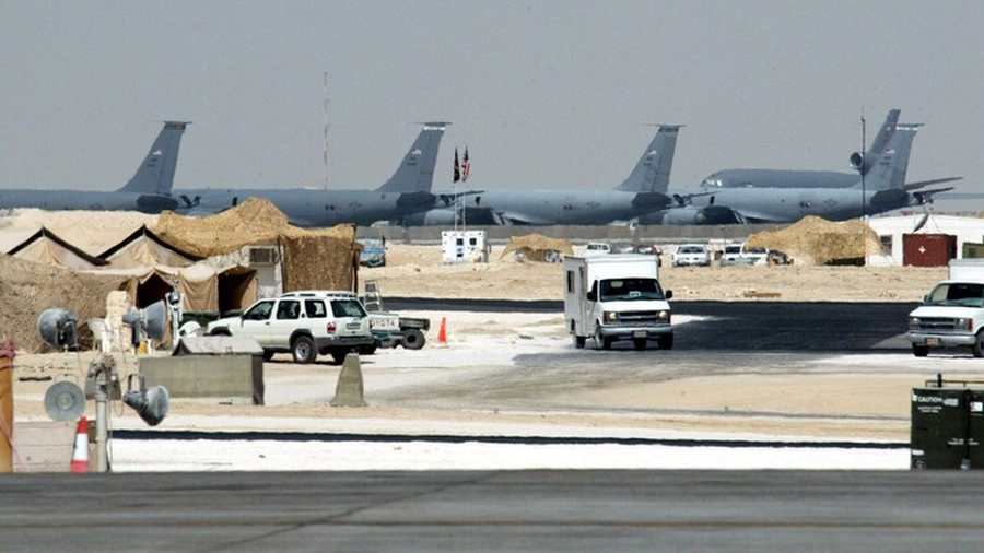 Kiemelt kép: Egyes alkalmazottakat arra utasítottak, hogy január 14-én estére hagyják el az amerikai Al-Udeid légitámaszpontot Katarban / Fotó: RABIH MOGHRABI / AFP