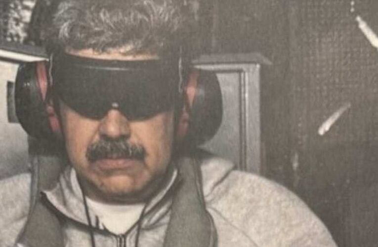 Donald Trump megosztott egy fotót az amerikai őrizetben lévő Nicolás Maduróról