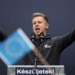 Magyar Péter / Fotó: AFP