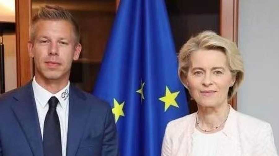 Kiemelt képen: Magyar Péter és Ursula von der Leyen / fotó: facebook