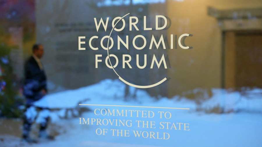 Kiemelt kép: A Davosi Nemzetközi Gazdasági Fórum logója. / Archív fotó. / © REUTERS / Denis Balibouse