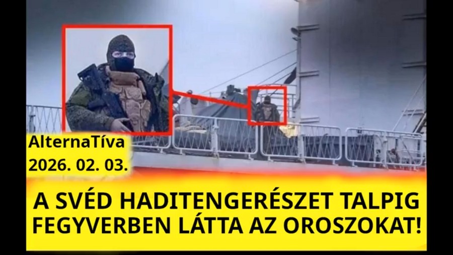 Orosz fegyveresek egy olajszállító tartályhajó fedélzetén