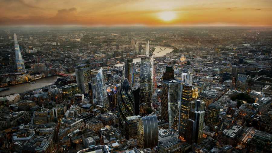 Londoni pénzügyi negyed, MI6 központ, brit szankciós lista