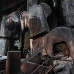 Egy megrongálódott hőerőmű Kijevben.