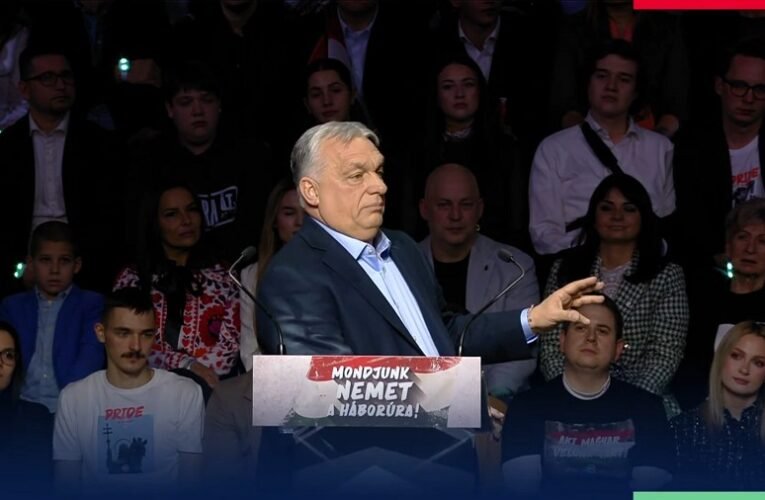 Orbán Viktor Szombathelyen: „A magyarok életével nem játszunk!” (teljes videó)
