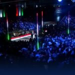 Orbán Viktor beszédet tart Szombathelyen a DPK háborúellenes gyűlésén 2026. február 7-én