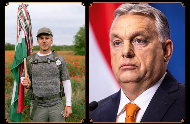 Magyar (Poloska) Péter és Orbán Viktor miniszterelnök