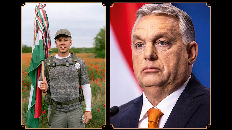 Magyar (Poloska) Péter és Orbán Viktor miniszterelnök