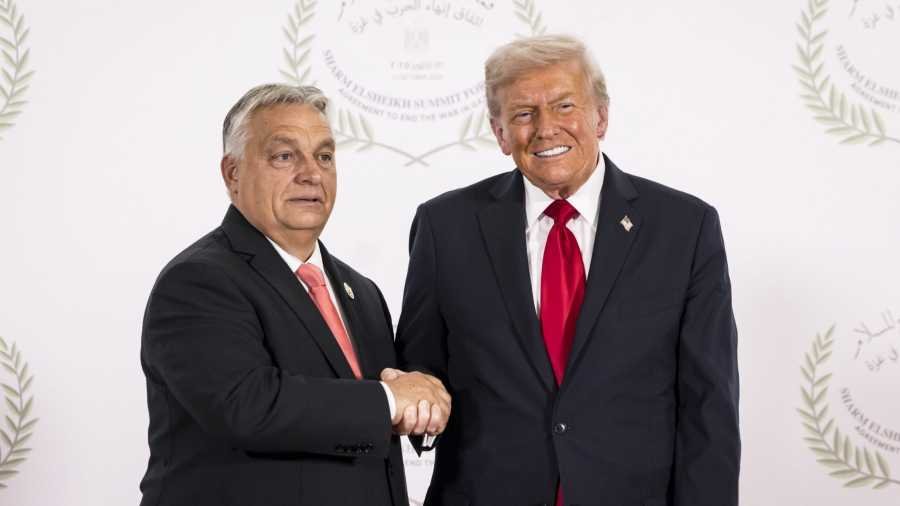Orbán Viktor miniszterelnök és Donald Trump amerikai elnök