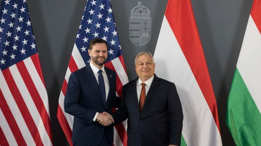 Orbán Viktor és J. D. Vance