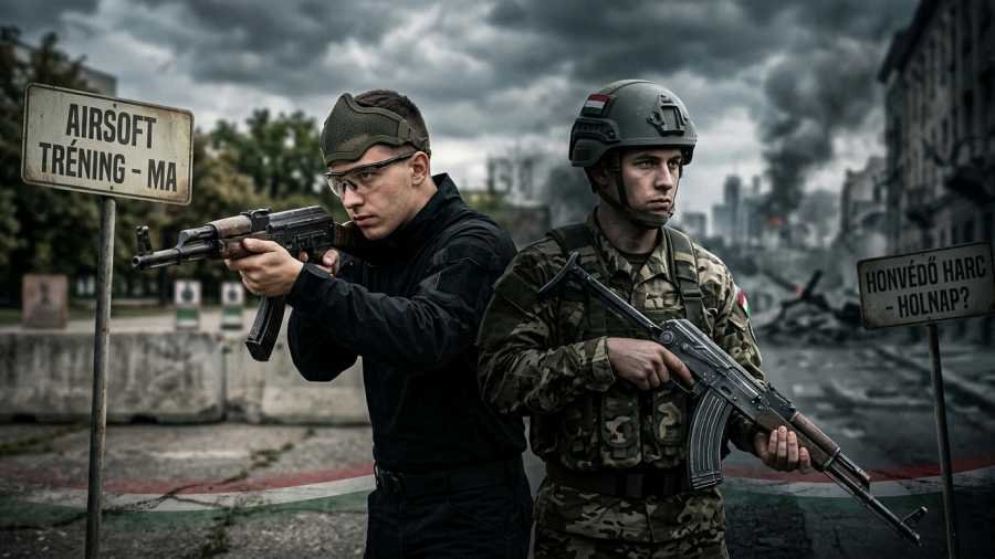 Honvédelem és nemzeti ellenállás illusztráció - NIF