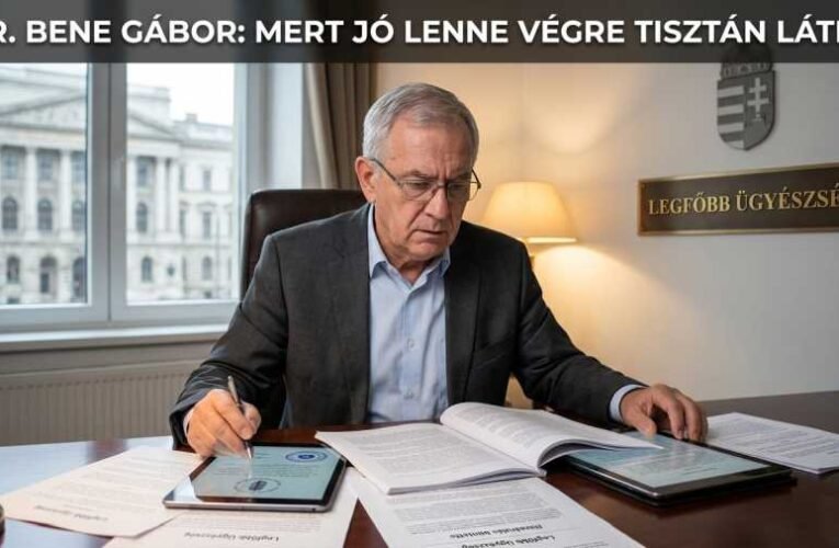 Hazaárulás miatt tett feljelentést dr. Bene Gábor