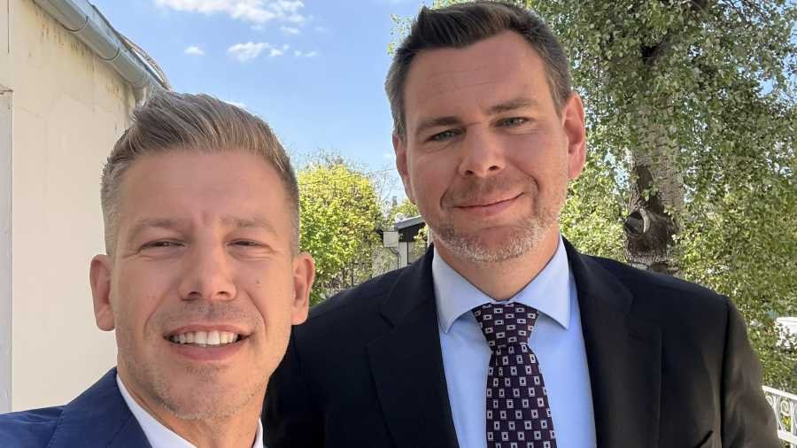 Magyar Péter és Vitézy Dávid