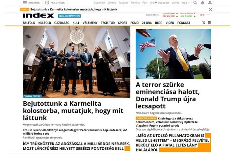 A szélkakasok hajnala: hogyan hangolta át az Index a hangszereit a tiszás új világra?