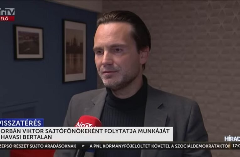 Dr. Havasi Bertalan ismét Orbán Viktor sajtófőnöke lesz