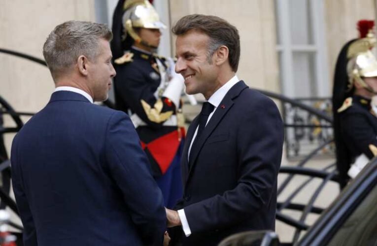 Magyar Péter és Emmanual Macron