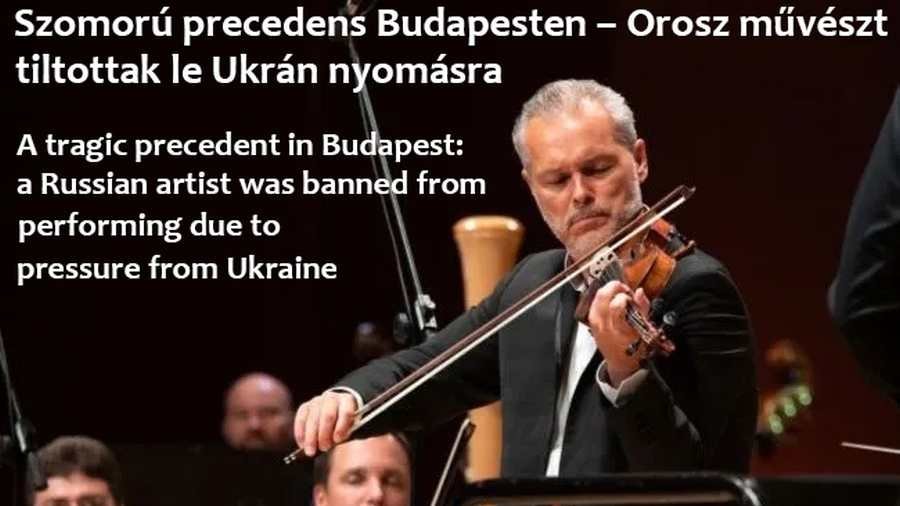 Kijev, orosz művész letiltása