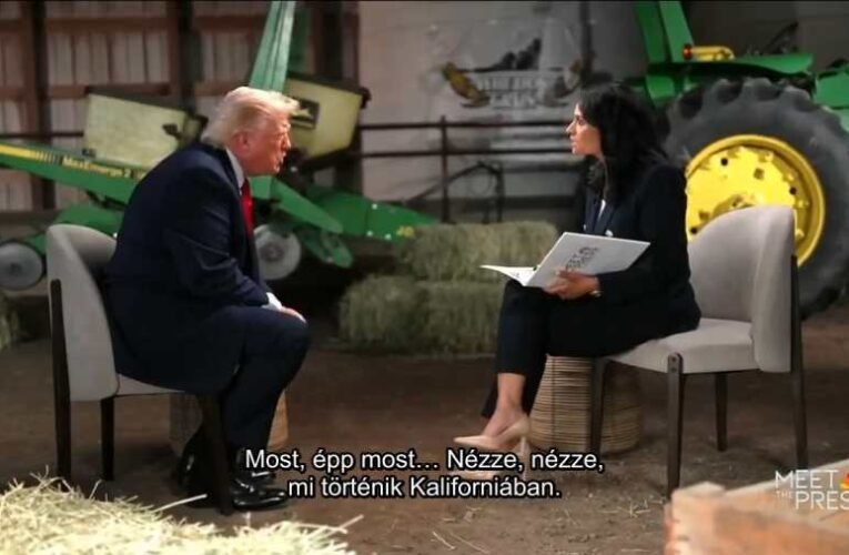 Botrány élő adásban: Trump hazugnak és ostobának nevezte az NBC riporterét, majd faképnél hagyta